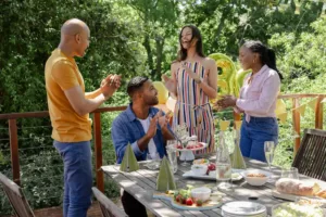 backyard party