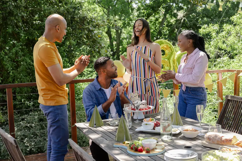 backyard party