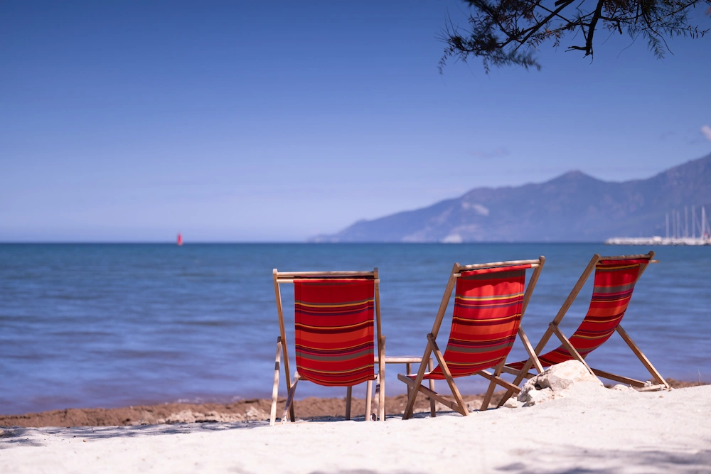 beach chairs