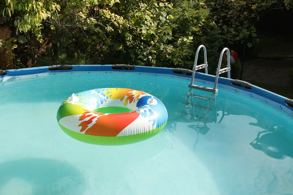 pool with float