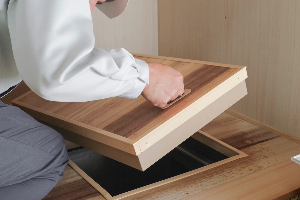 opening the crawl space